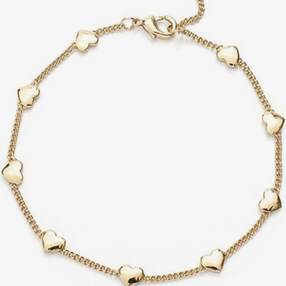 Kleinfeld Womens Bridal Special Occasion Heart Delicate Adjustable Bracelet NWT